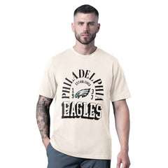 Philadelphia Eagles MSX by Michael Strahan Whiteout Vintage T-Shirt - White T-shirts