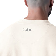 Houston Texans MSX by Michael Strahan Whiteout Tri-Blend Sweatshirt - White Sweatshirts