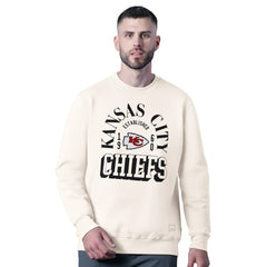 Kansas City Chiefs MSX by Michael Strahan Whiteout Tri-Blend Sweatshirt - White Sweatshirts
