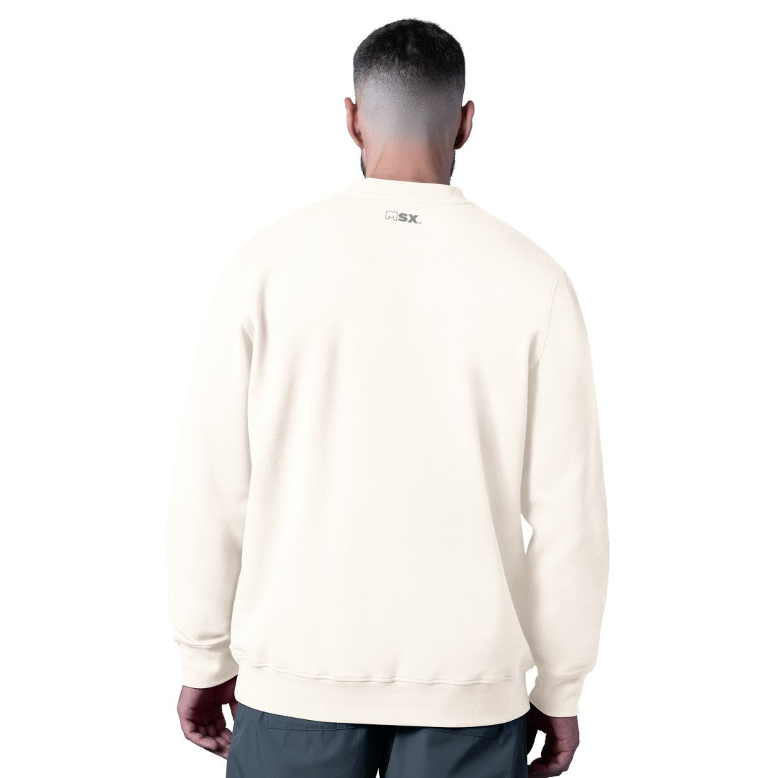 Green Bay Packers MSX by Michael Strahan Whiteout Tri-Blend Sweatshirt - White Sweatshirts