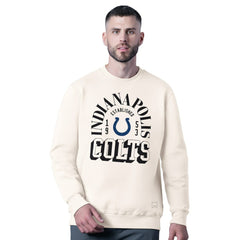 Indianapolis Colts MSX by Michael Strahan Whiteout Tri-Blend Sweatshirt - White Sweatshirts