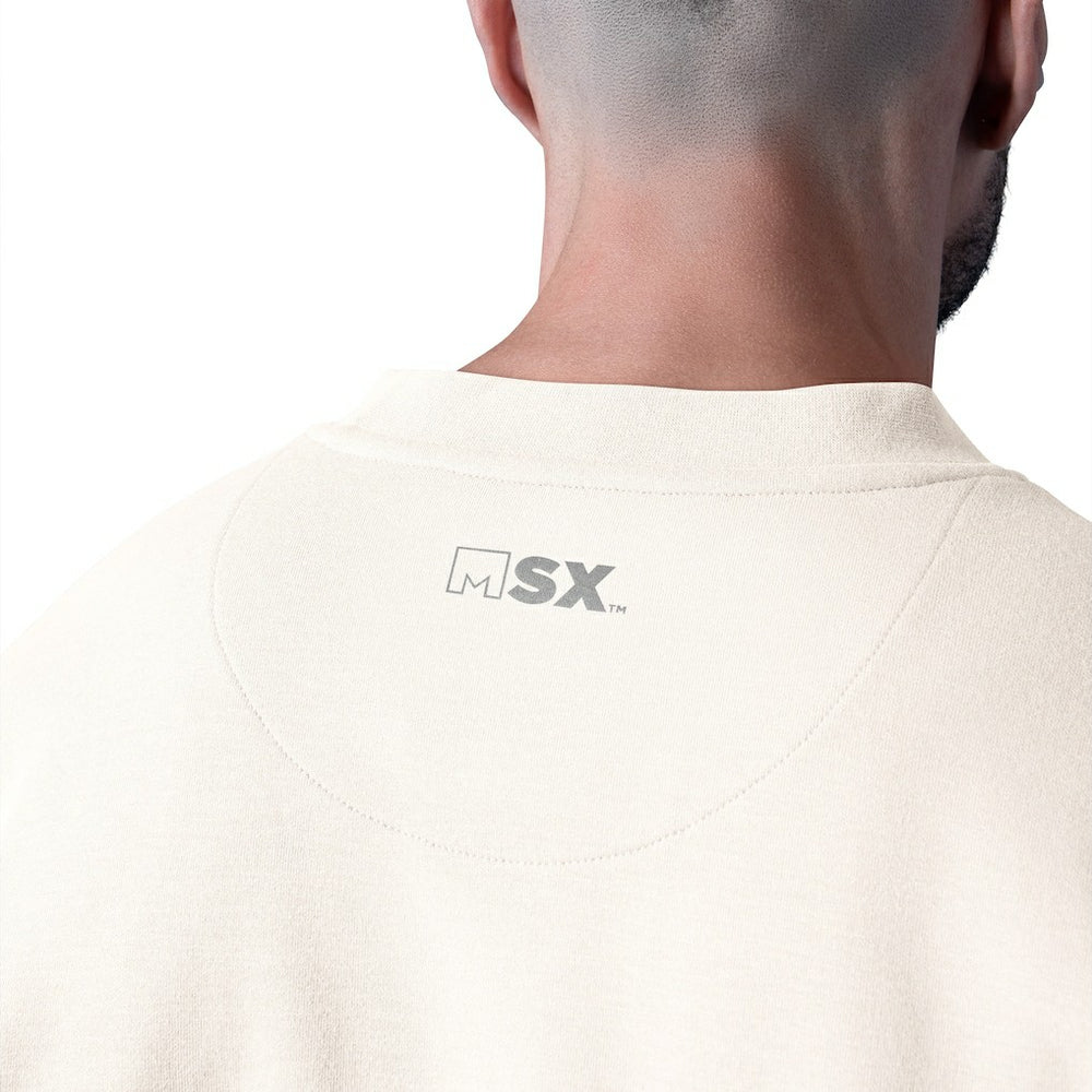 Indianapolis Colts MSX by Michael Strahan Whiteout Tri-Blend Sweatshirt - White Sweatshirts