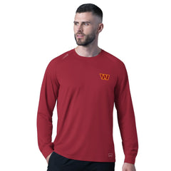 Washington Commanders MSX by Michael Strahan Forward Long-Sleeve T-Shirt - Burgundy T-shirts
