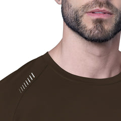 Cleveland Browns MSX by Michael Strahan Forward Long-Sleeve T-Shirt - Brown T-shirts