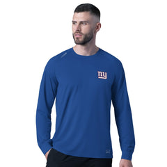 New York Giants MSX by Michael Strahan Forward Long-Sleeve T-Shirt - Royal T-shirts