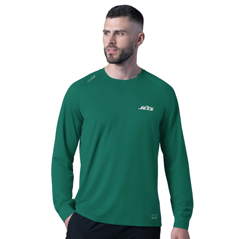 New York Jets MSX by Michael Strahan Forward Long-Sleeve T-Shirt - Green T-shirts