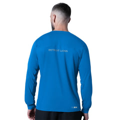 Detroit Lions MSX by Michael Strahan Forward Long-Sleeve T-Shirt - Royal T-shirts