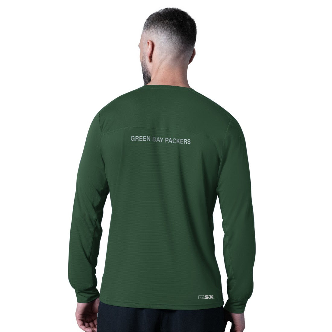 Green Bay Packers MSX by Michael Strahan Forward Long-Sleeve T-Shirt - Green T-shirts