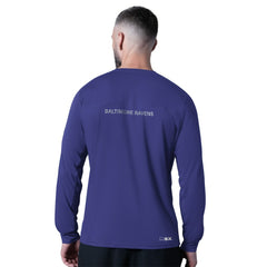 Baltimore Ravens MSX by Michael Strahan Forward Long-Sleeve T-Shirt - Purple T-shirts