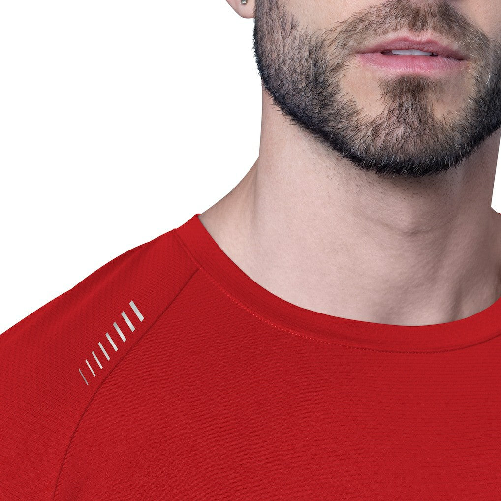 San Francisco 49ers MSX by Michael Strahan Forward Long-Sleeve T-Shirt - Red T-shirts