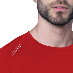 San Francisco 49ers MSX by Michael Strahan Forward Long-Sleeve T-Shirt - Red T-shirts