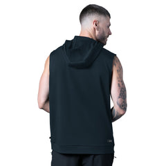 Houston Texans MSX by Michael Strahan Tri-Blend Rebound Sleeveless Hoodie - Navy Hoodies