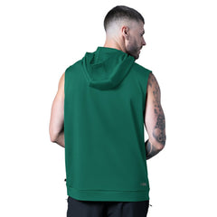 New York Jets MSX by Michael Strahan Tri-Blend Rebound Sleeveless Hoodie - Green Hoodies