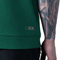 New York Jets MSX by Michael Strahan Tri-Blend Rebound Sleeveless Hoodie - Green Hoodies