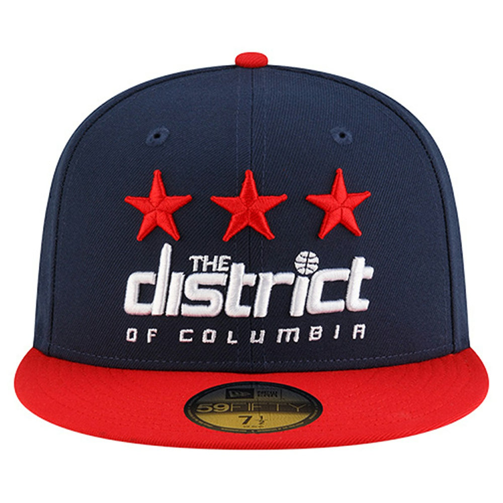 Washington Wizards Statement Edition Jersey Hook 59Fifty Fitted Hat Navy - New Era