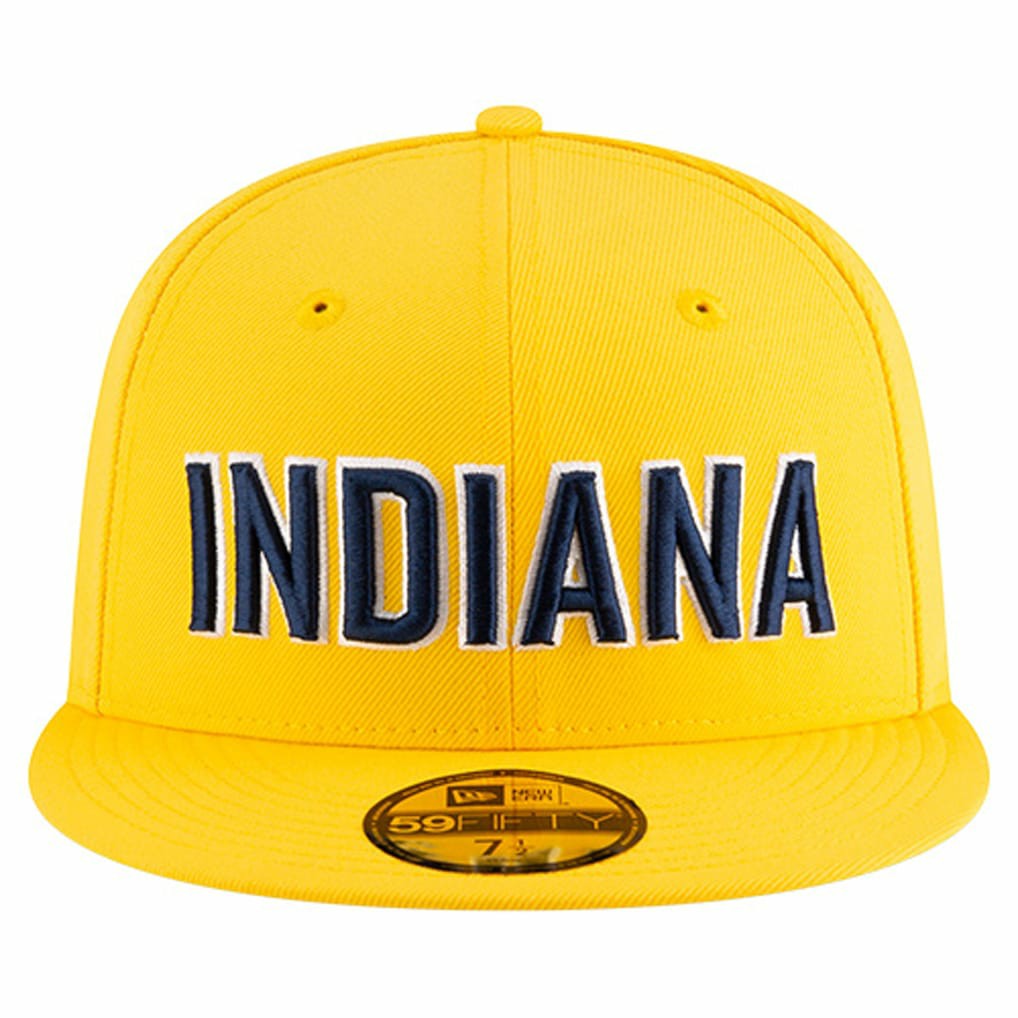 Indiana Pacers Statement Edition Jersey Hook 59Fifty Fitted Hat Gold - New Era