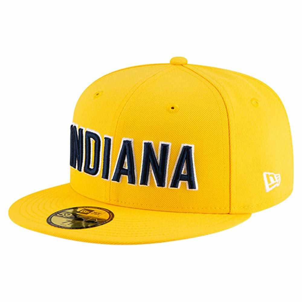 Indiana Pacers Statement Edition Jersey Hook 59Fifty Fitted Hat Gold - New Era