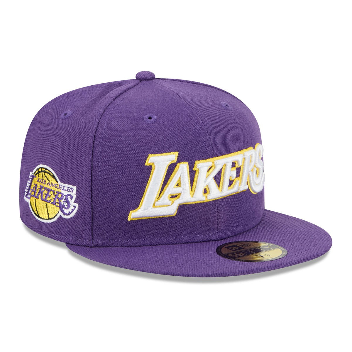 Los Angeles Lakers Jersey Hook Statement Edition 59FIFTY Fitted Hat Purple - New Era