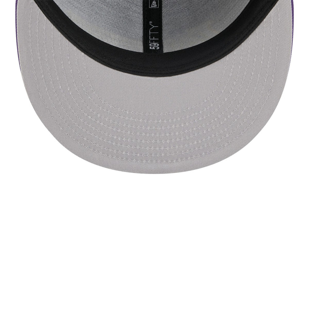 Los Angeles Lakers Jersey Hook Statement Edition 59FIFTY Fitted Hat Purple - New Era