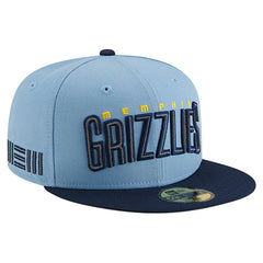 Memphis Grizzlies Statement Edition Jersey Hook 59Fifty Fitted Hat Light Blue - New Era