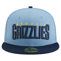 Memphis Grizzlies Statement Edition Jersey Hook 59Fifty Fitted Hat Light Blue - New Era