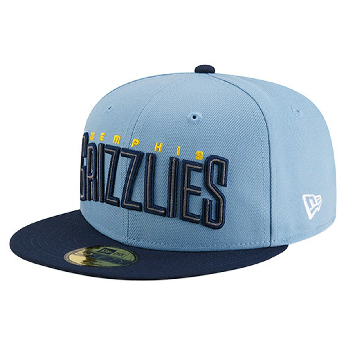Memphis Grizzlies Statement Edition Jersey Hook 59Fifty Fitted Hat Light Blue - New Era