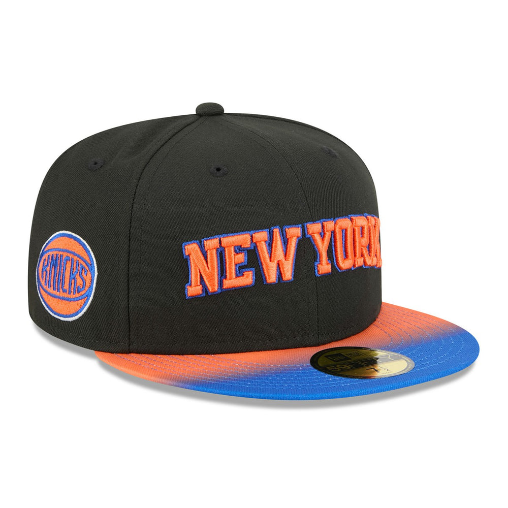 New York Knicks Jersey Hook Statement Edition 59FIFTY Fitted Hat Black/Blue - New Era