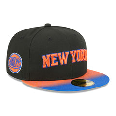 New York Knicks Jersey Hook Statement Edition 59FIFTY Fitted Hat Black/Blue - New Era