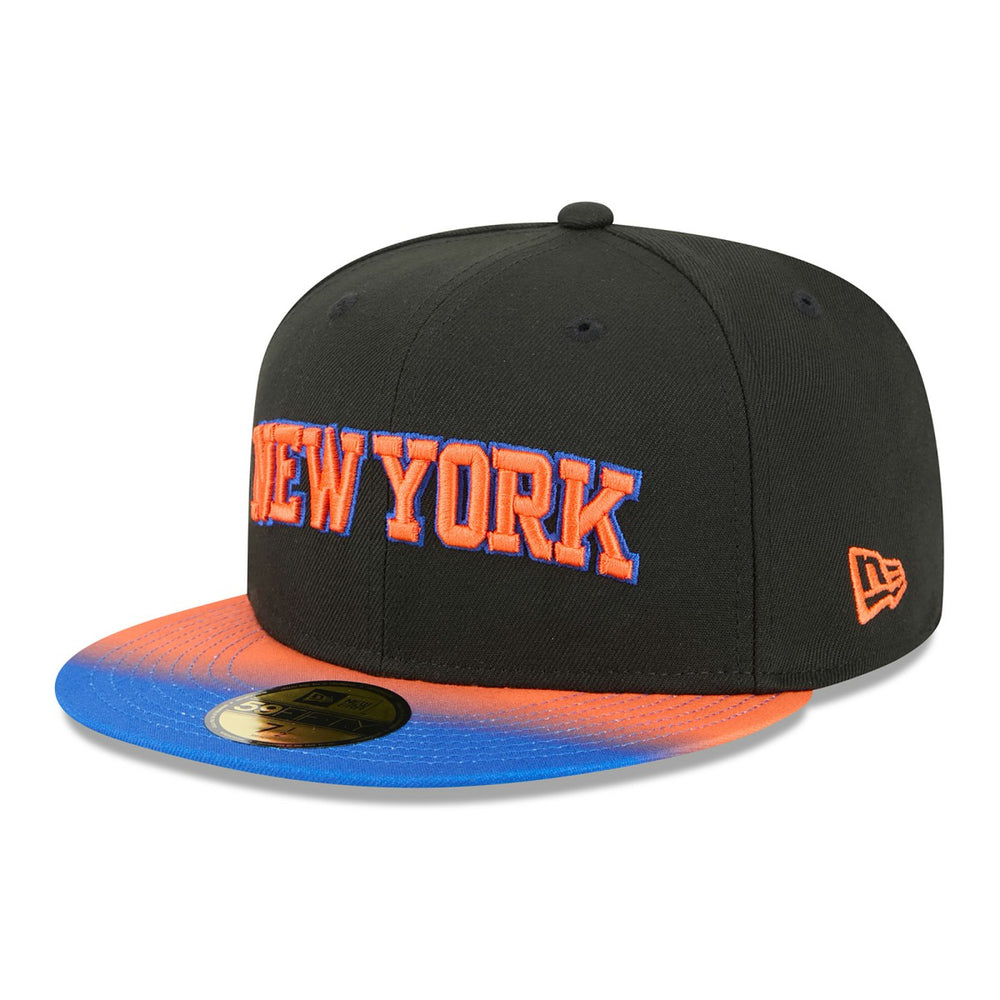 New York Knicks Jersey Hook Statement Edition 59FIFTY Fitted Hat Black/Blue - New Era