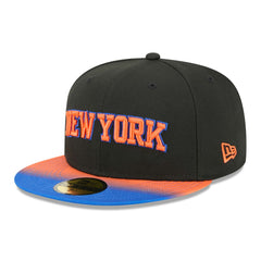 New York Knicks Jersey Hook Statement Edition 59FIFTY Fitted Hat Black/Blue - New Era