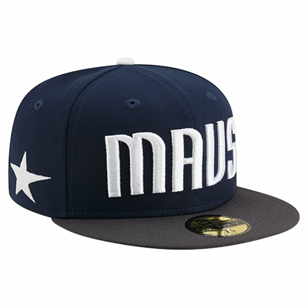 Dallas Mavericks Statement Edition Jersey Hook 59Fifty Fitted Hat Navy - New Era