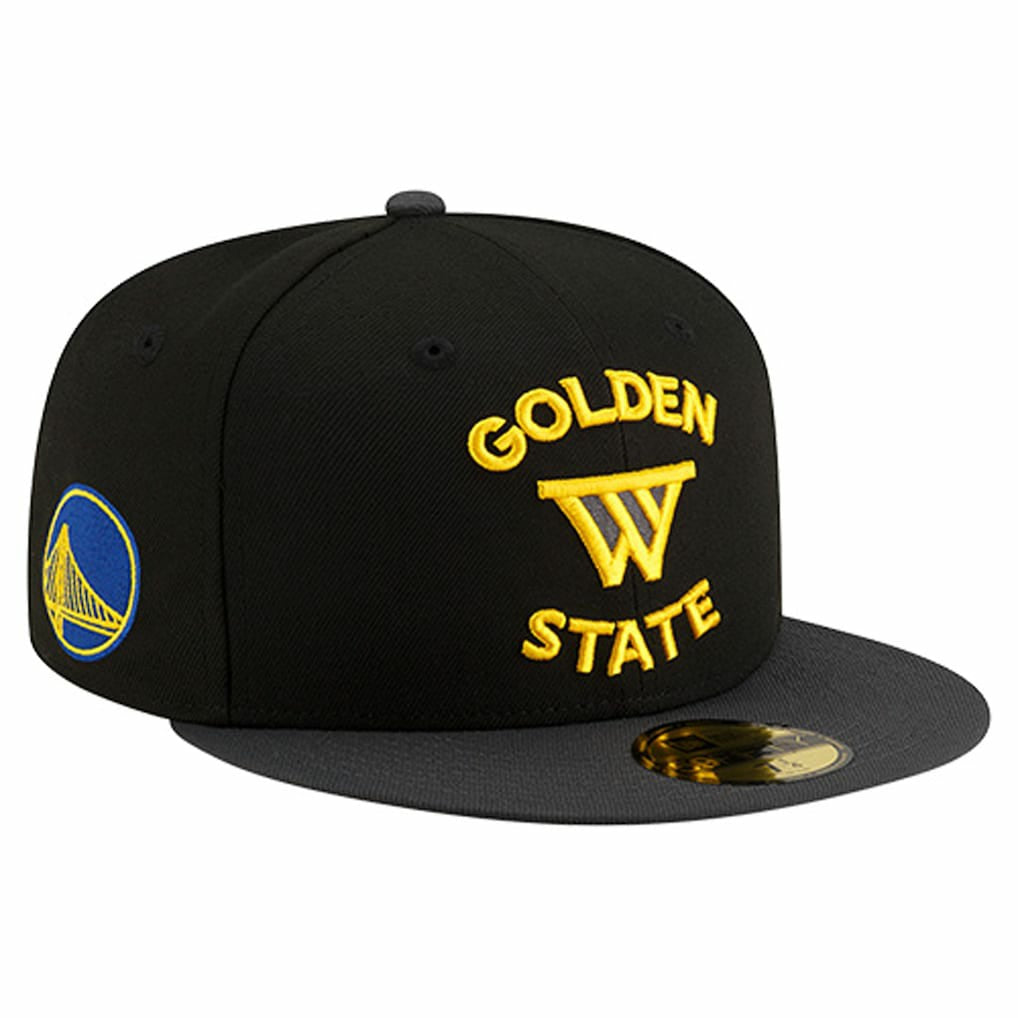 Golden State Warriors Statement Edition Jersey Hook 59Fifty Fitted Hat Black - New Era