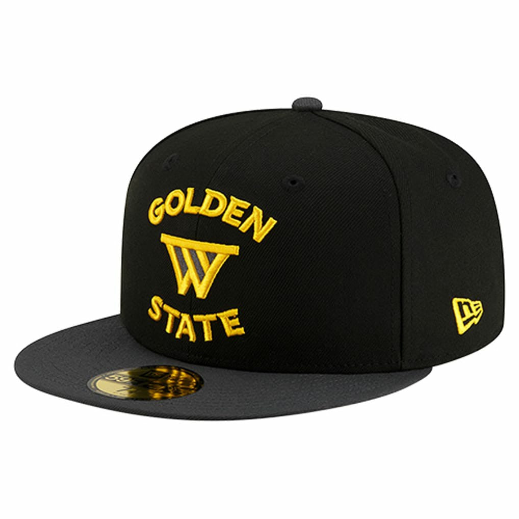 Golden State Warriors Statement Edition Jersey Hook 59Fifty Fitted Hat Black - New Era