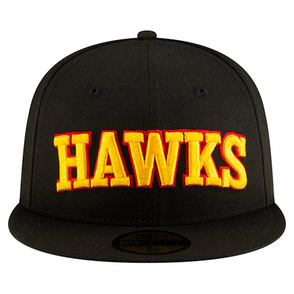 Atlanta Hawks Statement Edition Jersey Hook 59Fifty Fitted Hat Black - New Era