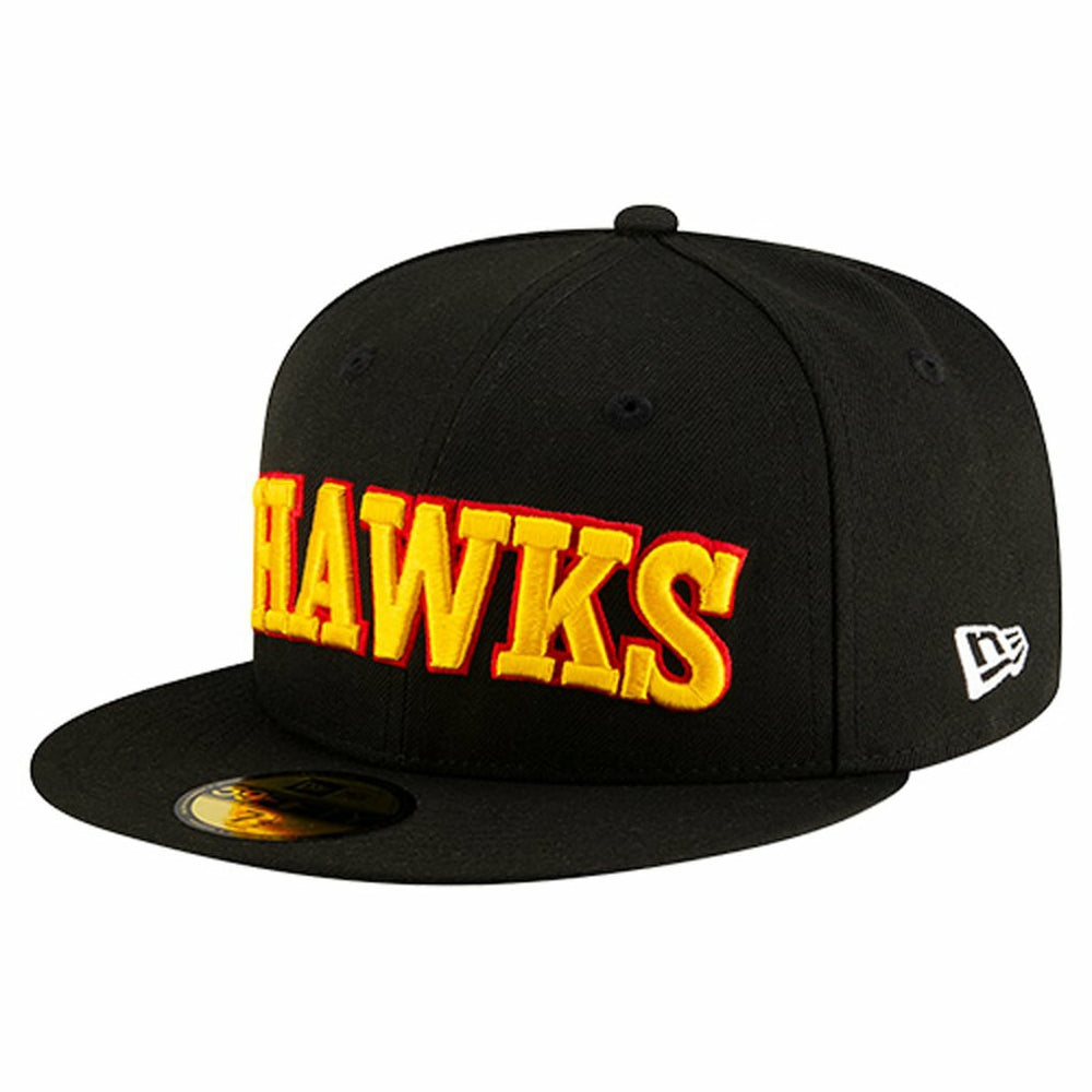 Atlanta Hawks Statement Edition Jersey Hook 59Fifty Fitted Hat Black - New Era