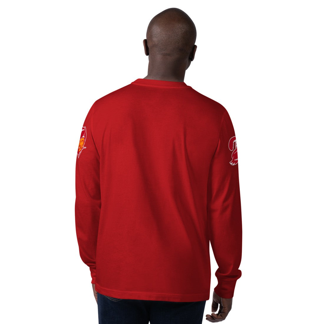 Tampa Bay Buccaneers Starter Extreme Clutch Hit Vintage Logo Long Sleeve T-Shirt - Red T-shirts