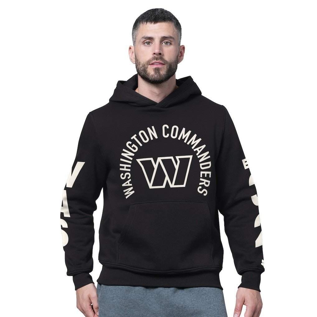 Washington Commanders Starter Handoff Fleece Hoodie Sweatshirt - Black Hoodies