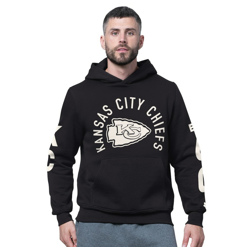 Kansas City Chiefs Starter Handoff Fleece Hoodie Sweatshirt - Black Hoodies