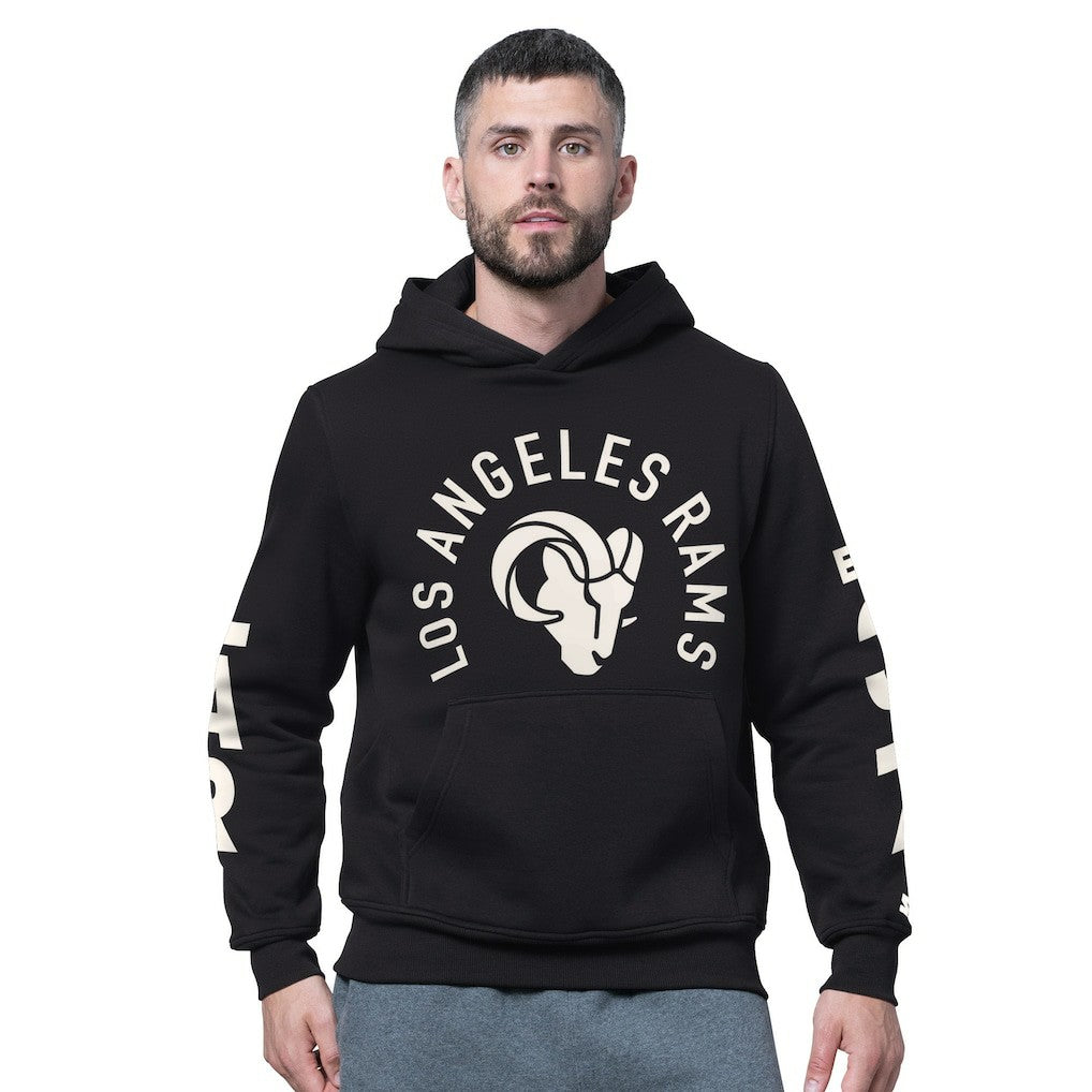 Los Angeles Rams Starter Handoff Fleece Hoodie Sweatshirt - Black Hoodies