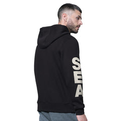 Seattle Seahawks Starter Handoff Fleece Hoodie Sweatshirt - Black Hoodies