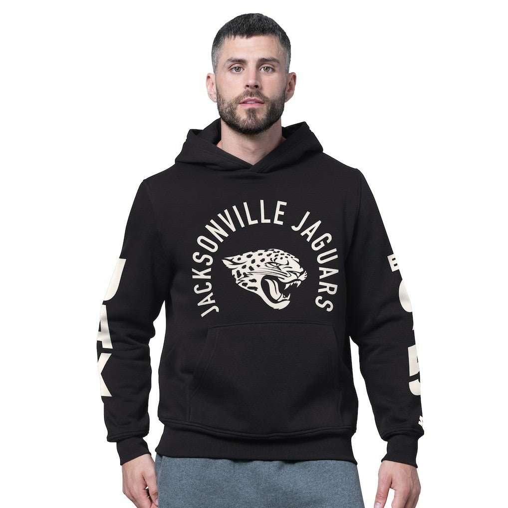 Jacksonville Jaguars Starter Handoff Fleece Hoodie Sweatshirt - Black Hoodies