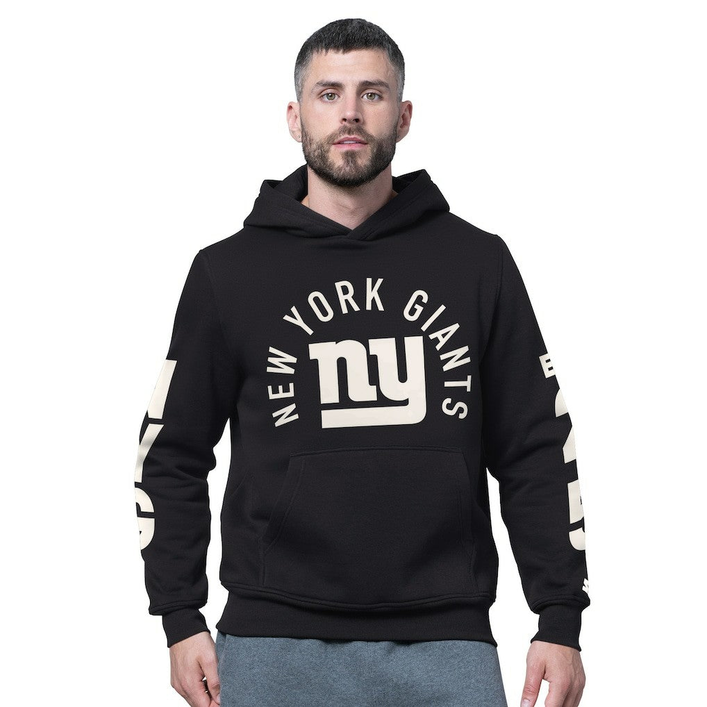 New York Giants Starter Handoff Fleece Hoodie Sweatshirt - Black Hoodies