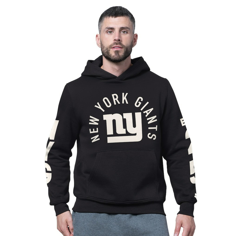 New York Giants Starter Handoff Fleece Hoodie Sweatshirt - Black Hoodies