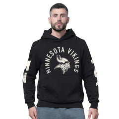 Minnesota Vikings Starter Handoff Fleece Hoodie Sweatshirt - Black Hoodies