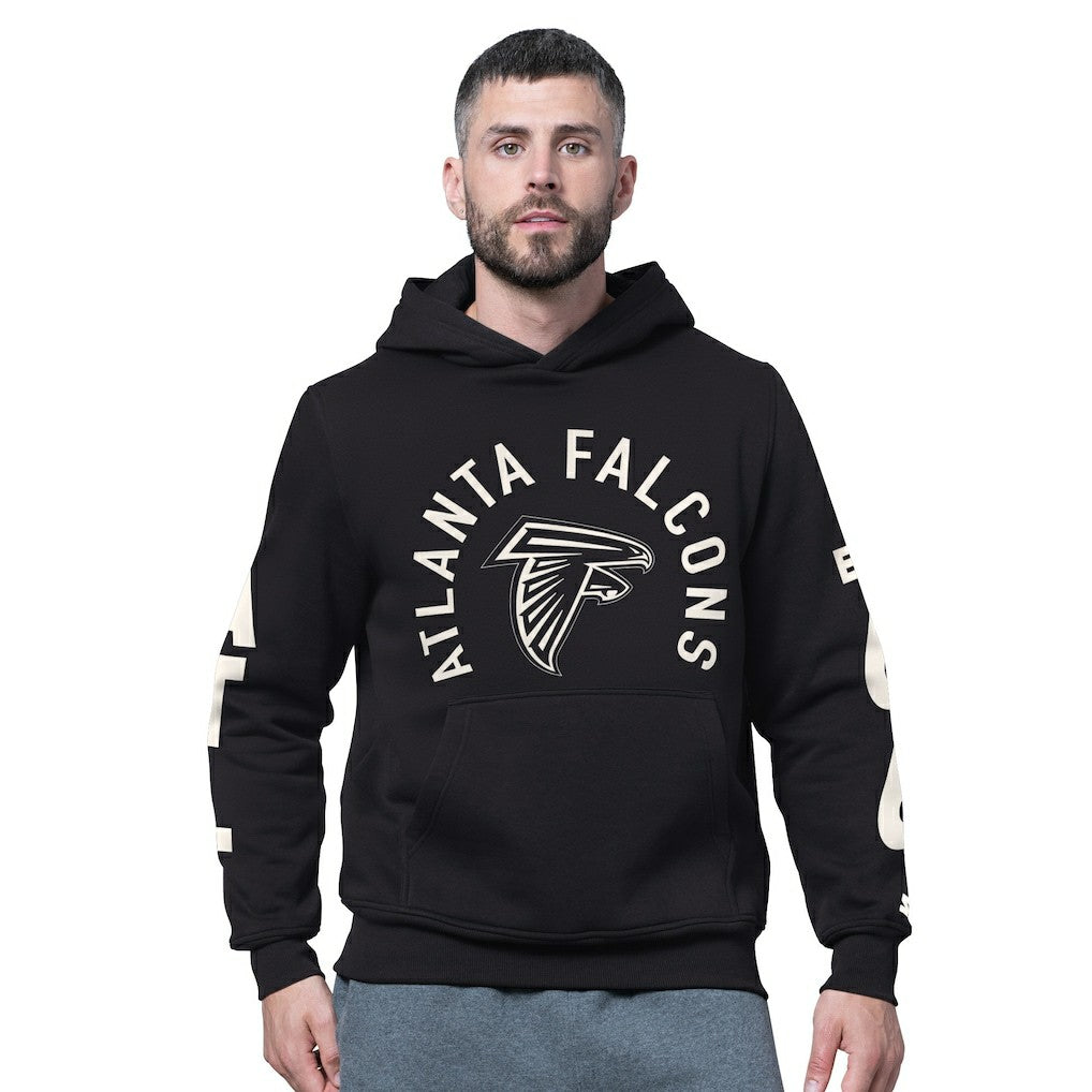 Atlanta Falcons Starter Handoff Fleece Hoodie Sweatshirt - Black Hoodies