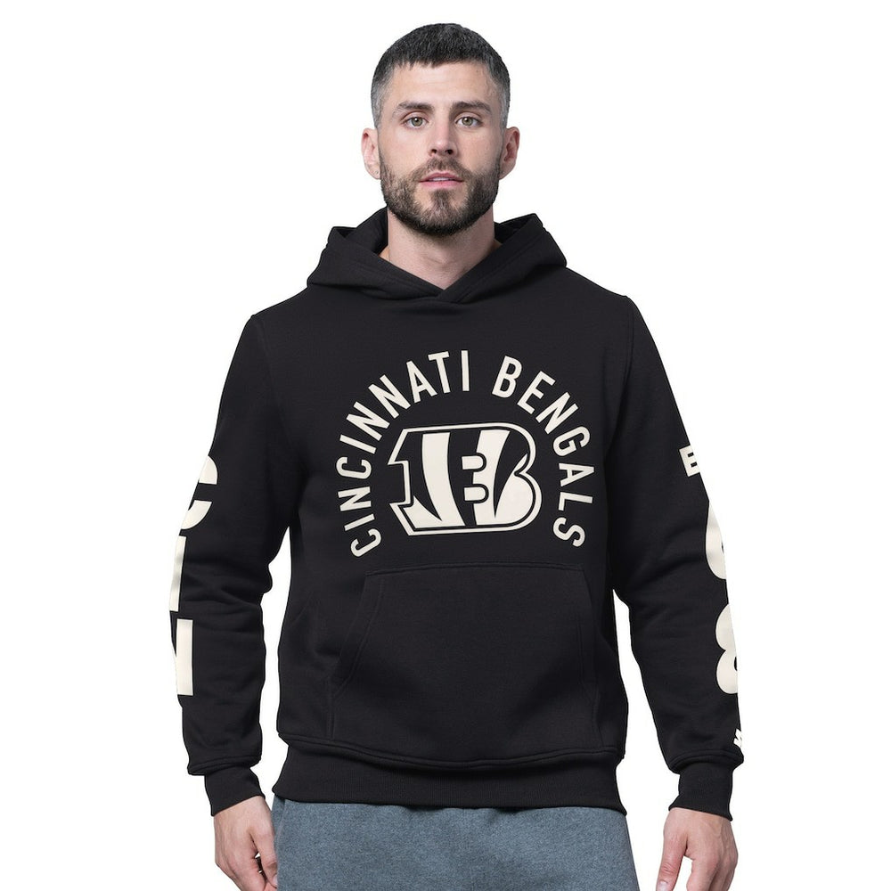 Cincinnati Bengals Starter Handoff Fleece Hoodie Sweatshirt - Black Hoodies
