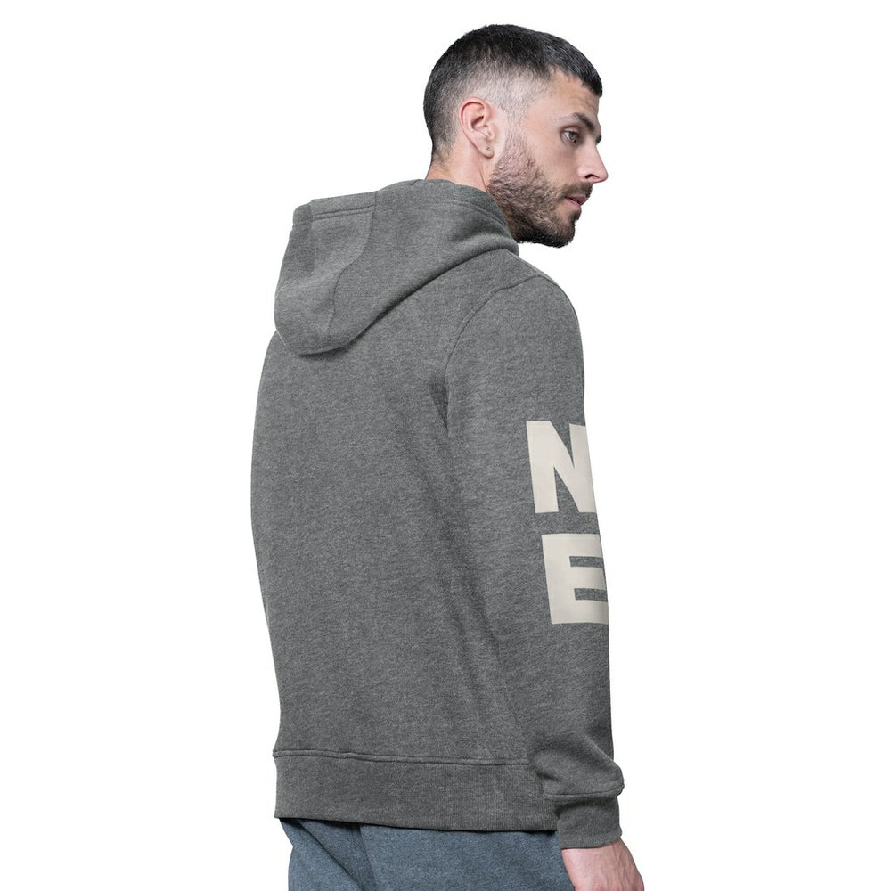 New England Patriots Starter Handoff Vintage Logo Fleece Hoodie Sweatshirt - Charcoal Hoodies