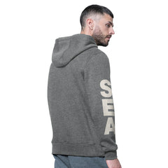 Seattle Seahawks Starter Handoff Vintage Logo Fleece Hoodie Sweatshirt - Charcoal Hoodies