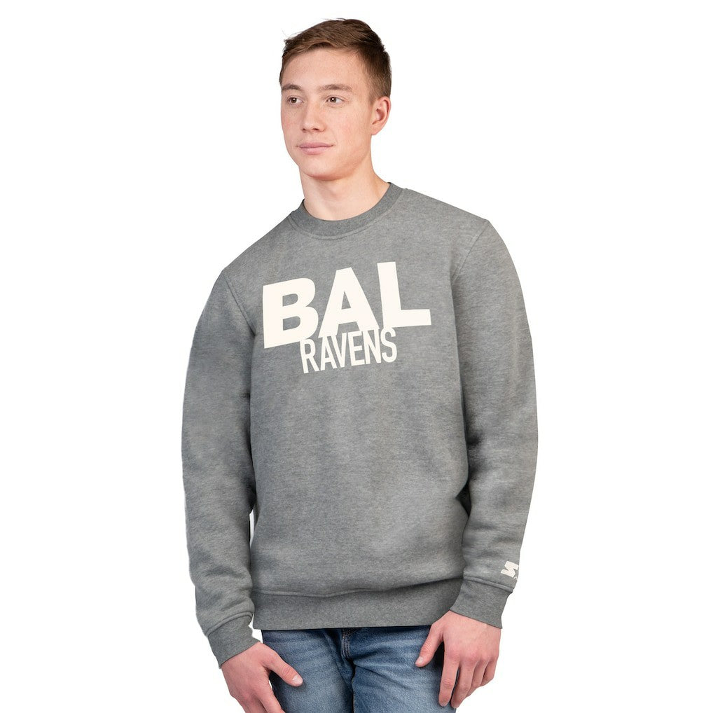 Baltimore Ravens Starter Assist Sweatshirt - Charcoal Sweatshirts