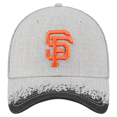 San Francisco Giants New Era Visor Paint Splatter 39THIRTY Flex Hat - Gray Hats